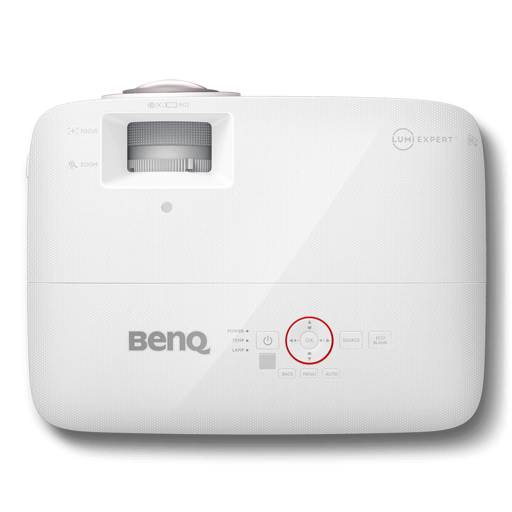 BenQ TH671ST 1080P 3000 Lumens Short Throw Gaming Projector Top View